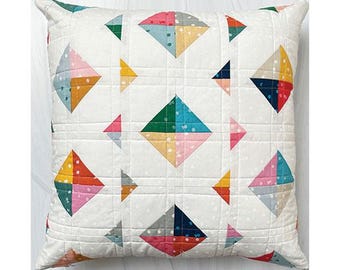 Confetti Pillow Pattern by Sew Lux Fabric*Throw Pillow Pattern*Pillow Pattern*Quilted Pillow Pattern*Confetti Pattern*Pieced Pillow*