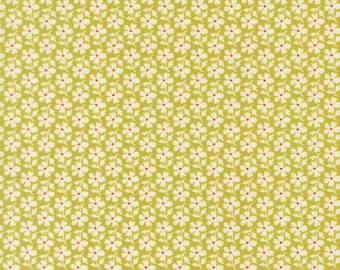 Moda Summer's End Daisies Grass by Fig Tree & Co. (35434 18) 1/2-YD Increments