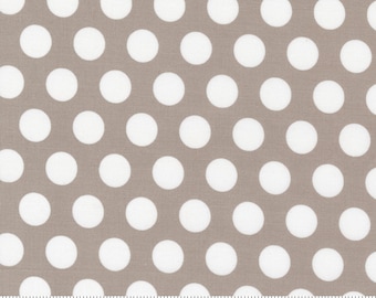 Moda Simply Delightful Dots Stone (37642 27) 1/2-YD Increments