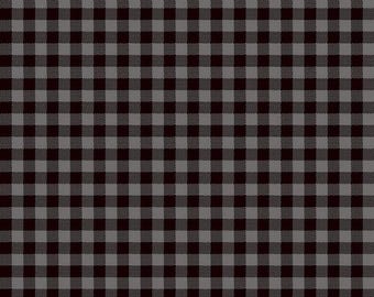 Riley Blake Designs Wild at Heart Buffalo Plaid Gray*C9827-GRAY*1/2 Yard Increments*Wild at Heart*Plaid Fabric*Wildlife Fabric*Buffalo*