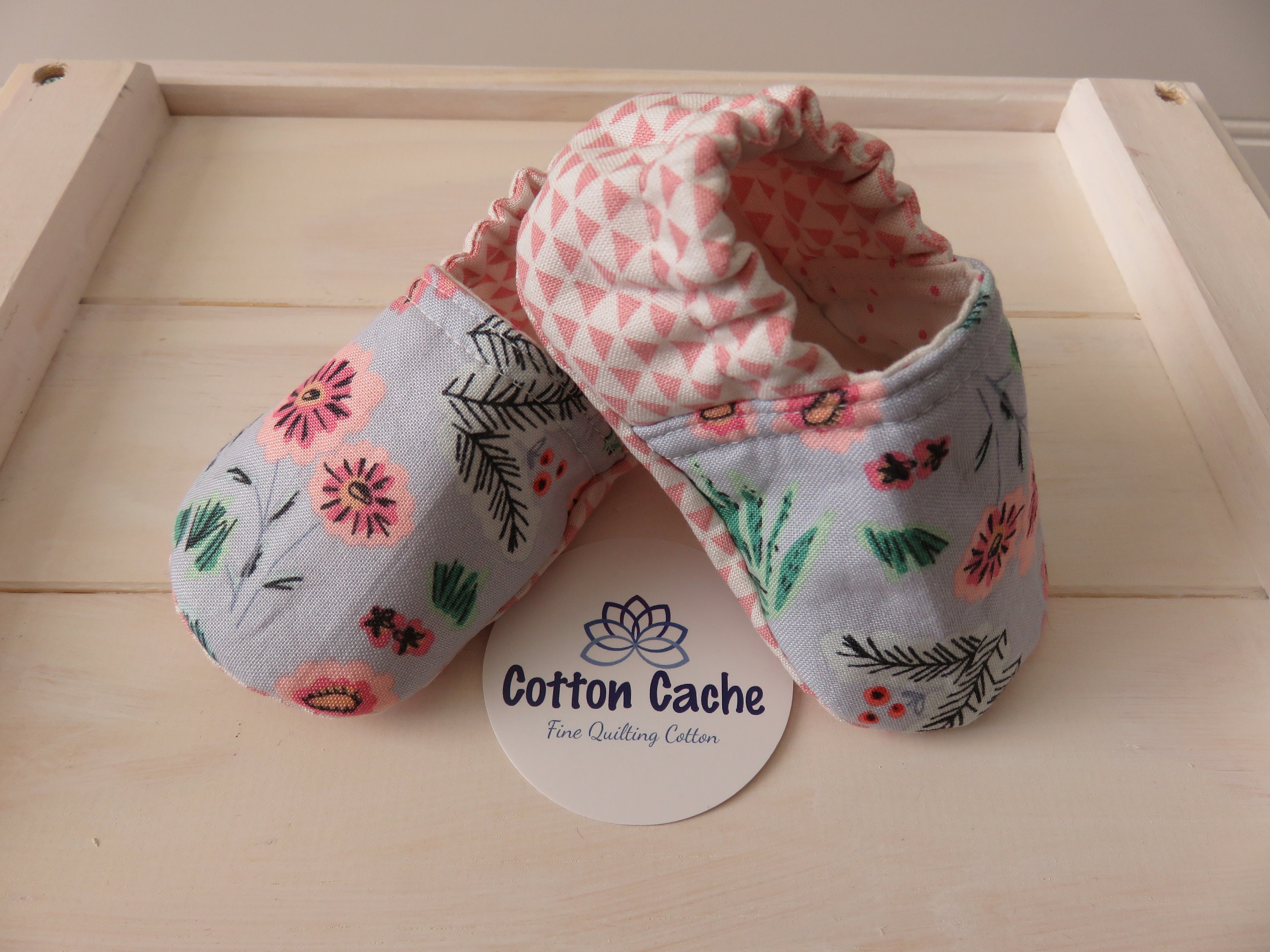 handmade baby booties