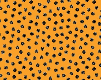 Riley Blake Designs Old Made Snap Dots Orange (C10596-ORANGE) 1/2 Yard Increments