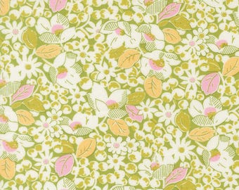 Moda Summer's End Garden Bounty Clover by Fig Tree & Co. (35430 19) 1/2-YD Increments