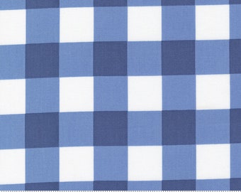 Moda Sunwashed Check Midnight (29165 21) 1/2-YD Increments