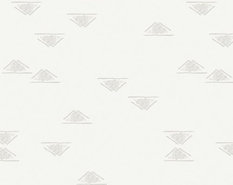 Art Gallery Fabrics Duality Fusion Domestic Charm White (FUS-DU-2506) 1/2 Yard Increments*Low Volume*White Text Fabric*Blender*