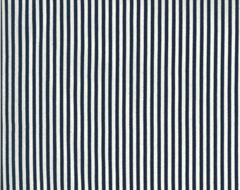 Moda American Gathering Stripe Navy (49121 13) 1/2 Yard Increments