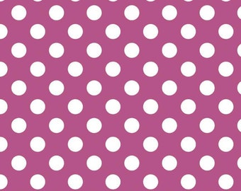Riley Blake Medium Dot Fuschia (C360-93 FUSCHIA) 1/2 YD Increments
