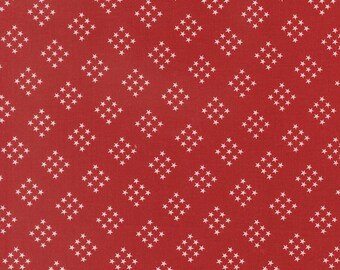 Moda Independence Day Stars Red by Sweetwater (55726 23) 1/2 Yard Increments
