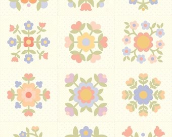 Moda Pastel Prairie Panel 36" x 44" Panels (31781 11) 1-YD Increments