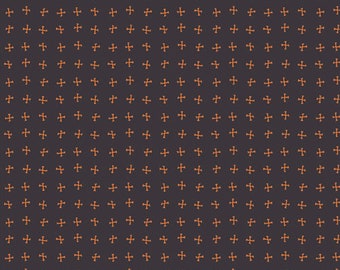 Art Gallery Fabrics Spooky 'n Sweeter Crossed Bones Night*SNS-13016*1/2 Yard Increments*