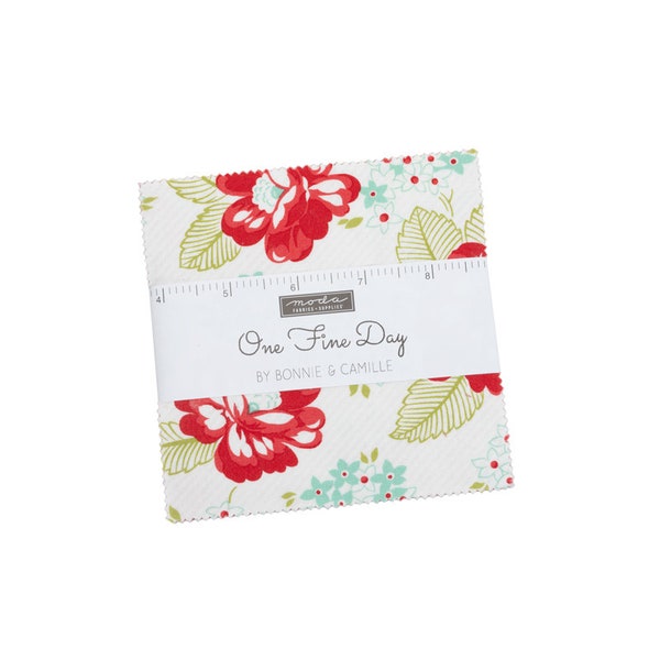 Moda One Fine Day Charm Pack*55230PP*Bonnie & Camille Floral*One Fine Day*One Fine Day Precut*5" Bundle*Charm Pack*Floral Bundle*Florals*