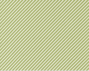 Moda Emma Stripe Chartreuse (37636 36) 1/2-YD Increments