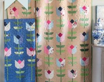 Tailored Tulips Quilt Pattern by Melissa Mortenson