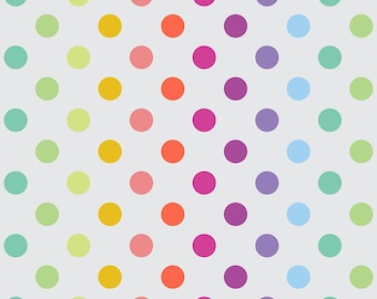 Free Spirit Tula Pink True Colors Graywork Disco Poms Whisper (PWTP262.WHISPER) 1/2-YD Increments