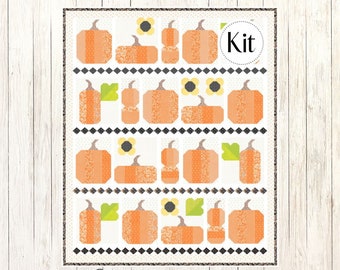 Fairytale Pumpkins Quilt Kit Featuring Harvest Moon by Fig Tree & Co (CCK 10075)