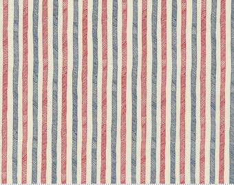 Moda Stateside Stripes Americana by Sweetwater (55617 31) 1/2 Yard Increments