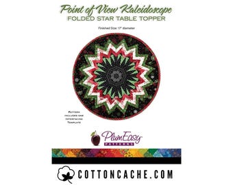 Point of View Kaleidoscope Topper Pattern by PlumEasy Patterns