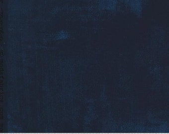 Moda Grunge Basic True Blue (30150 558) 1/2 Yard Increments