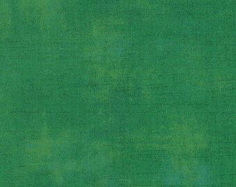 Moda Grunge Basics Kelly Green (30150 232) 1/2 Yard Increments