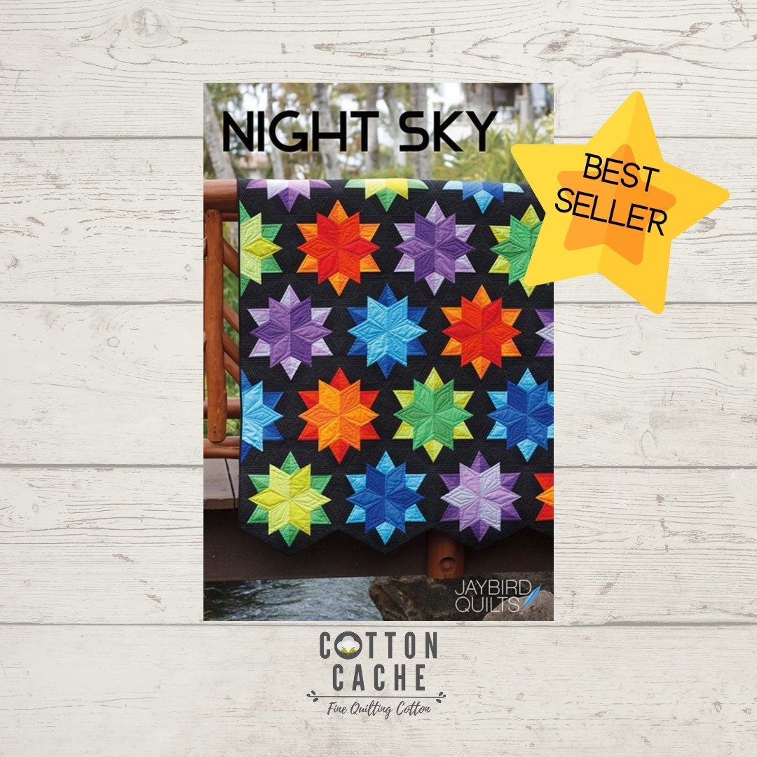 Night Sky Quilt by Jaybird Quilts*night Sky Quilt*star Quilt Pattern ...