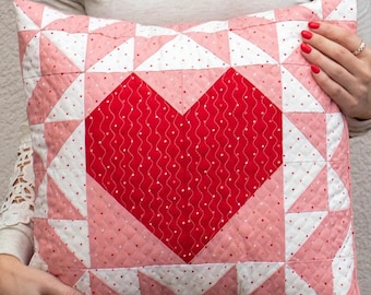 Wild Heart Pillow Pattern by Lella Boutique