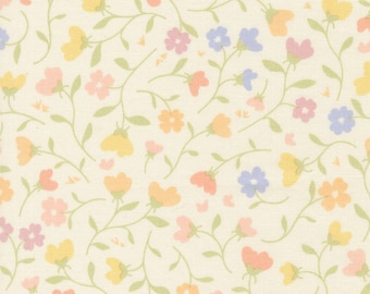 Moda Pastel Prairie Meadow Porcelain (31780 11) 1/2-YD Increments