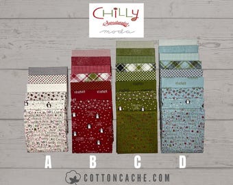 Moda Chilly Fat Quarter Bundles (CC 55710) Precuts