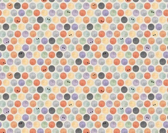 Studio E Tonight We Fly Moon Dots Citrus (8334-40 Citrus) 1/2-YD Increments