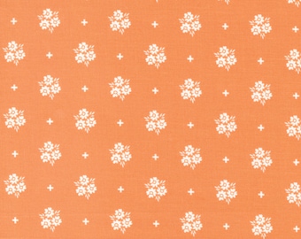 Moda Bountiful Blooms Posies Ochre (37663 14) 1/2-YD Increments*Fall Floral Fabric*Autumn Floral*Sherri and Chelsi Fabric*Posie Floral*