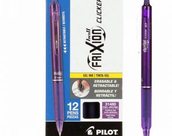 Purple Frixion Clicker Pen