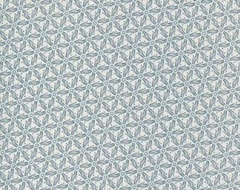 Moda Snowman Gatherings IV Snow Flower Snow (49251 11) 1/2-YD Increments*Snowman Gatherings*Winter Blue Fabric*Snowflake Fabric*Snow Fabric*