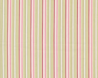 Moda A Very Sweet Christmas Stripe Leaf (3066 13) 1/2-YD Increments