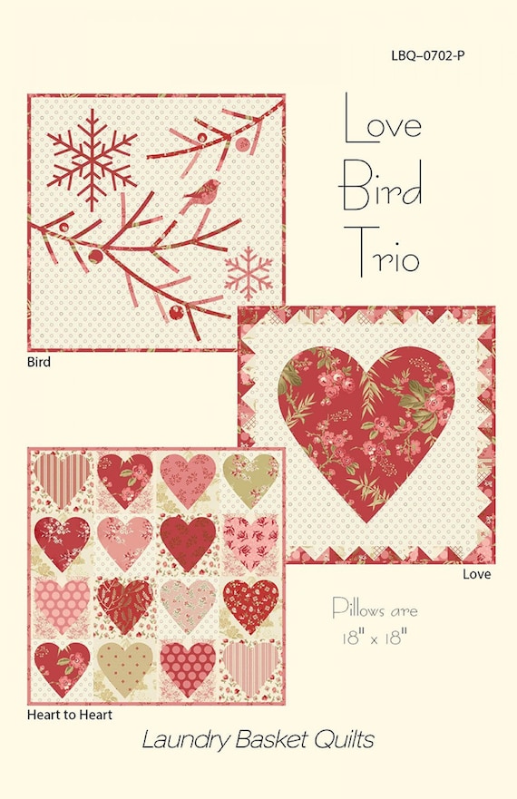 Love Bird Trio Pattern Love Bird Trio Pattern