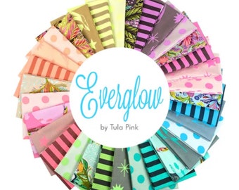 Free Spirit Everglow FQ Bundle by Tula Pink  (FB4FQTP.EVERGLOW)