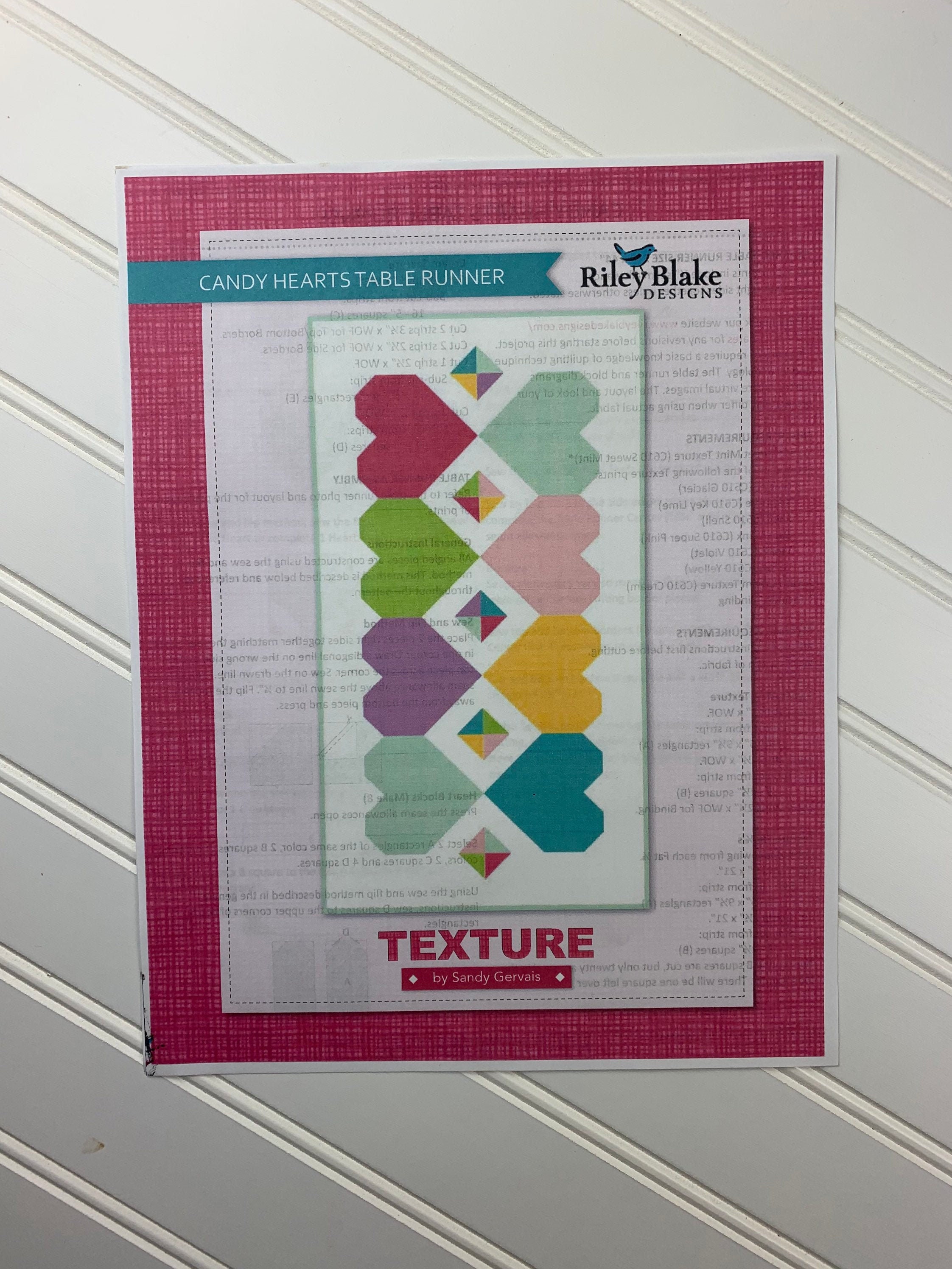 Candy Hearts Table Runner KitHeart Table RunnerCandy Etsy