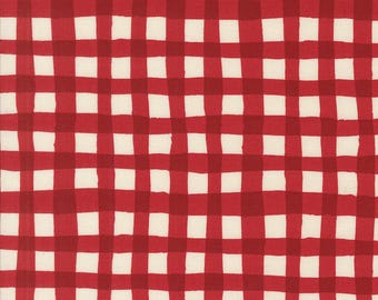 Moda Emmitt and Ivy Winter Picnic Red (55692 12) 1/2-YD Increments