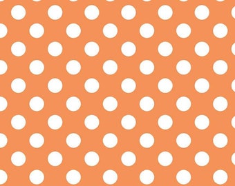 Riley Blake Medium Dot Orange (C360-60 ORANGE)