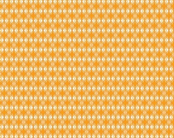 Riley Blake Designs Grove Rows Orange (C10144-ORANGE)