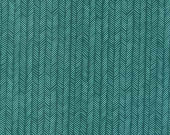 MODA Willow Herringbone Lagoon (36068 20) 1/2-YD Increments