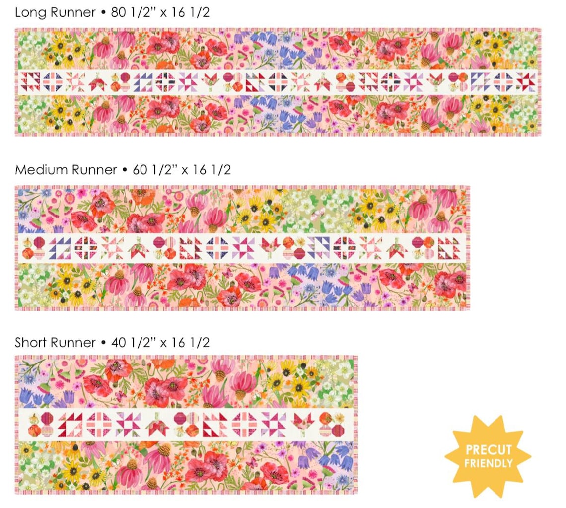 Centerpieced Floral Runner Kit Featuring Superbloom by Robin Pickens ...