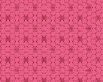 Benartex Secret Garden Cosmos Sangria (13698-22) 1/2-YD Increments*Shelley Cavanna Fabric*Flower Farm Sampler*Floral*Bright Floral*