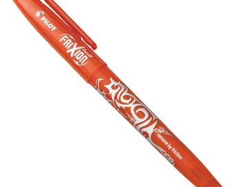 Orange Frixion Pen