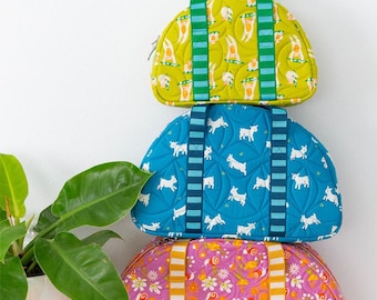 Sunshine Sisters Handbag Pattern by Knot & Thread Designs*Quilted Handbag*Handbag Pattern*Sunshine Sisters Pattern*Sunshine Sisters Bag*