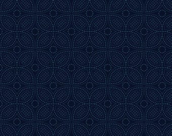 Benartex Secret Garden Nightshade Navy (13699-11) 1/2-YD Increments*Shelley Cavanna Fabric*Flower Farm Sampler*Floral*Bright Floral*