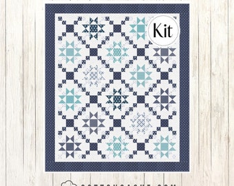 Brightly Quilt Kit Featuring Simply Delightful by Sheri & Chelsi for Moda
