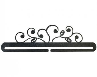 14in Spirit Vine Split Bottom Charcoal from Ackfeld Manufacturing*Mini Quilt Hanger*Quilt Hanger*14 inch Hanger*Quilt Hanger*Mini Hanger