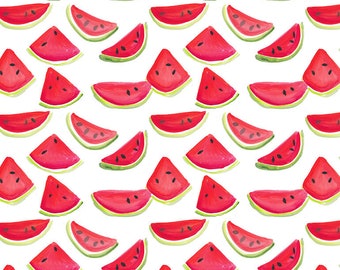 Dear Stella Watermelon (STELLA-DCWR1784 WHITE) 1/2 Yard Increments