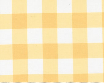 Moda Sunwashed Check Sunshine (29165 17) 1/2-YD Increments