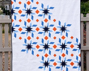 Spinning Stars Quilt Pattern by Meadow Mist Designs