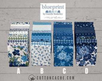Moda Blueprint Heirloom Fat Quarter Bundle (55330) by Camille Roskelley